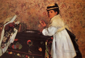  Degas Lienzo - Hortensia Valpin Edgar Degas